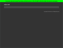 Tablet Screenshot of ndsr.net